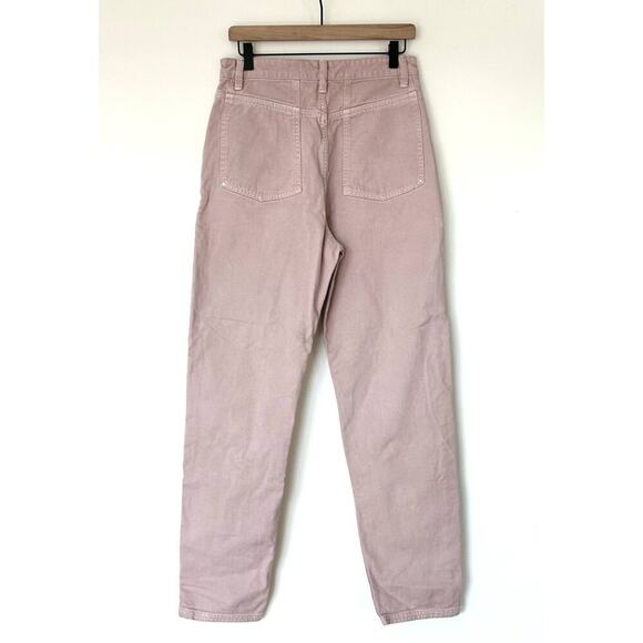 EUC IRO Paris Goma High-Rise Straight Leg Jeans Light Pink FR 40 US 8 Pastel Y2K - Picture 8 of 16
